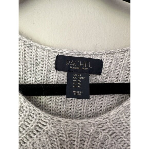 Rachel Roy Crew Neck Sweater Gray Size XS - Picture 2 of 5
